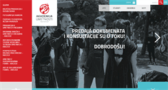 Desktop Screenshot of akademijaumetnosti.edu.rs